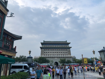 北京、前門の全景