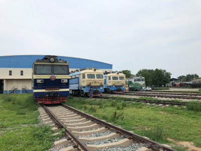 北京、鉄道博物館の電気機関車