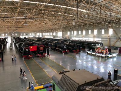 北京、鉄道博物館の蒸気機関車