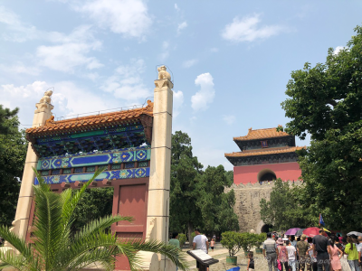 北京、明の十三陵、門、ただいま