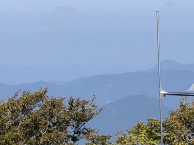 大台ケ原からの富士山が見えるかもな景色