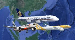 シンガポール航空、JetStar、Scoot